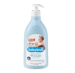 Sữa Tắm Gội Toàn Thân BabyLove Đức Dịu Nhẹ Cho Bé Từ Sơ Sinh - Gel Chăm Sóc Da An Toàn, Dung Tích 500ml